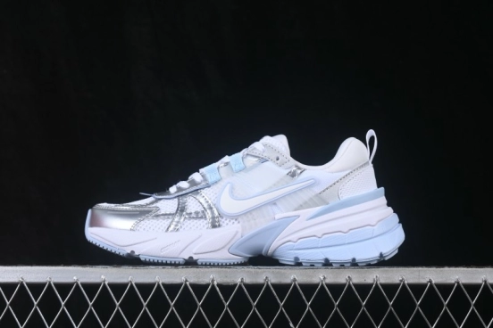 Nike V2K Run Retro Low Top Running Shoes with Cushlon Cushioning and Anti-Slip - FD0736-119