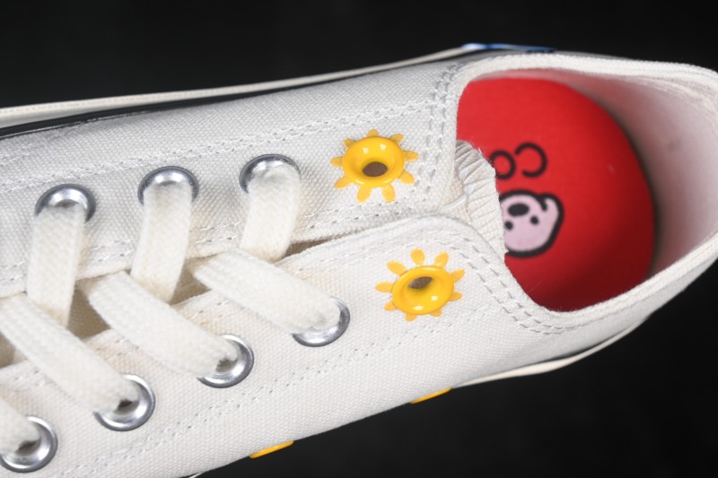 Converse Matsui Chuck 70 Low-Top Canvas Sneakers Simple Fresh Lace-Up Round Toe - A21362C