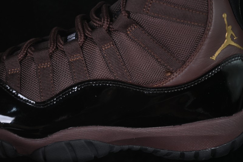 Air Jordan 11 Retro AJ11 Black Brown Basketball Shoes - CT8012-200