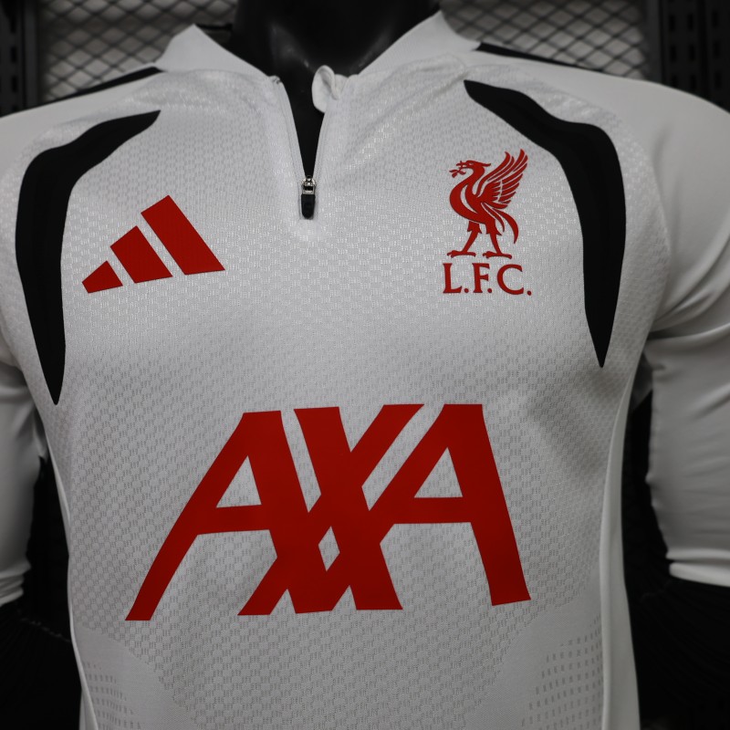 Player Version 26/27 Liverpool FC White  Long Sleeve Jersey