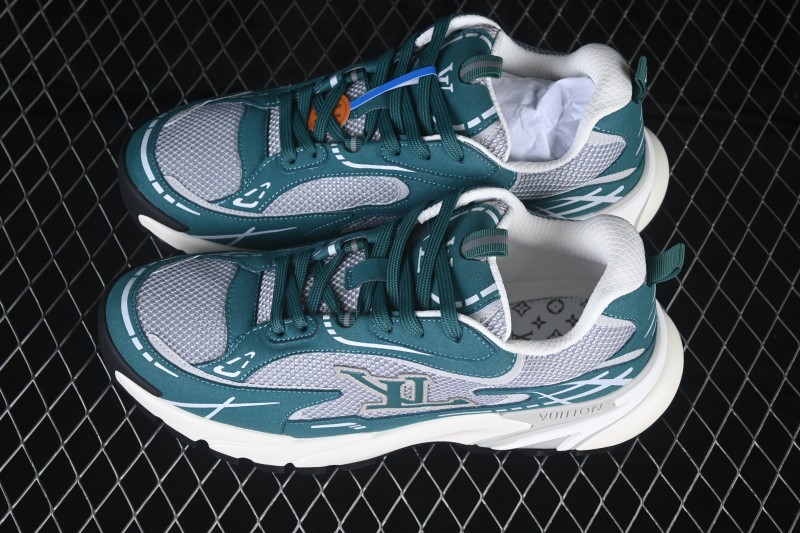 Louis Vuitton LV Tatic Runner Pharrell Williams Outdoor Functional Dad Shoes - Green