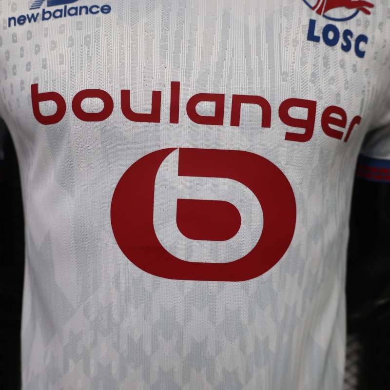 Player Version 26/27 LOSC Lille White Away Jersey