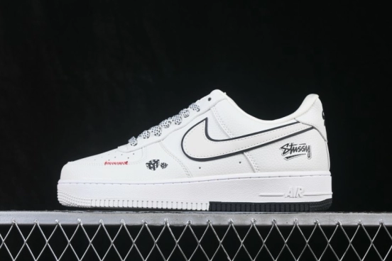 Nike Air Force 1 '07 Low Retro Casual Sneakers with Full-Length Air Cushion - WY0655-122