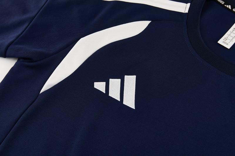 26/27 Adidas 14 Navy Short Sleeve+Soccer Shorts