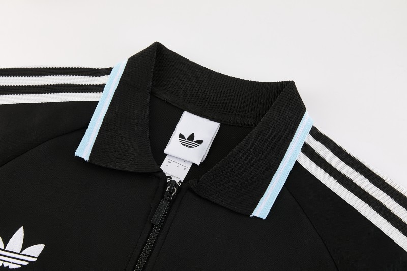 26/27 Argentina 06 Black Full Zipper Jacket + Long Pants