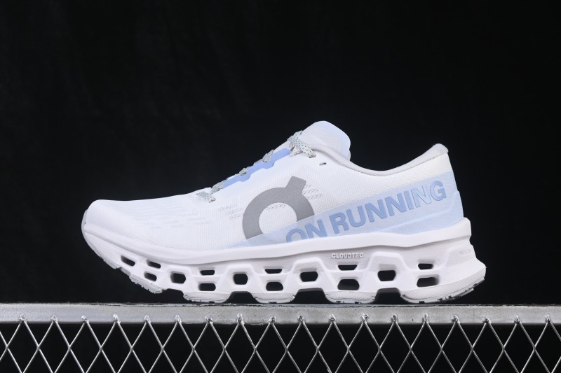 On Cloudmonster 3 Comfort Anti-Slip Wear-Resistant Cushioned Running Shoes - 3WG10030664 White Frost