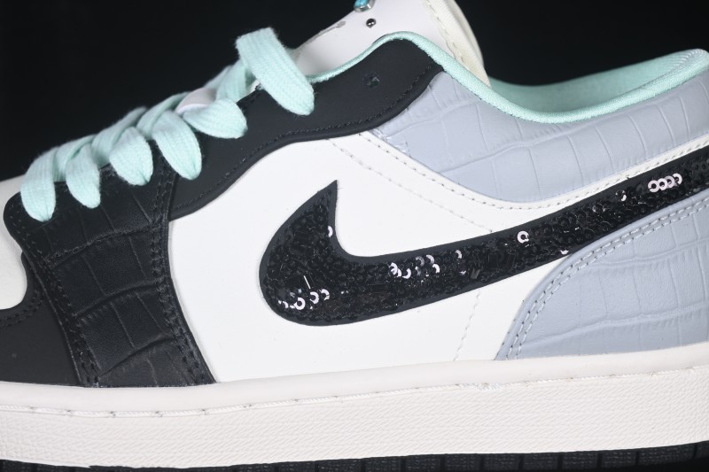 Nike Air Jordan 1 Low Method of Make Turquoise Low-Top Casual Sneakers - IX5001-101