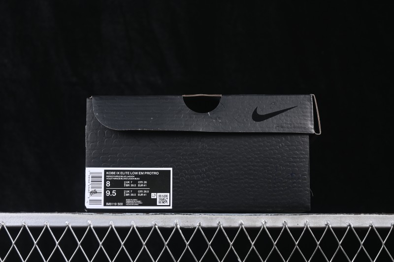 Nike Kobe 9 Stitches Low Basketball Shoes - IM6119-500