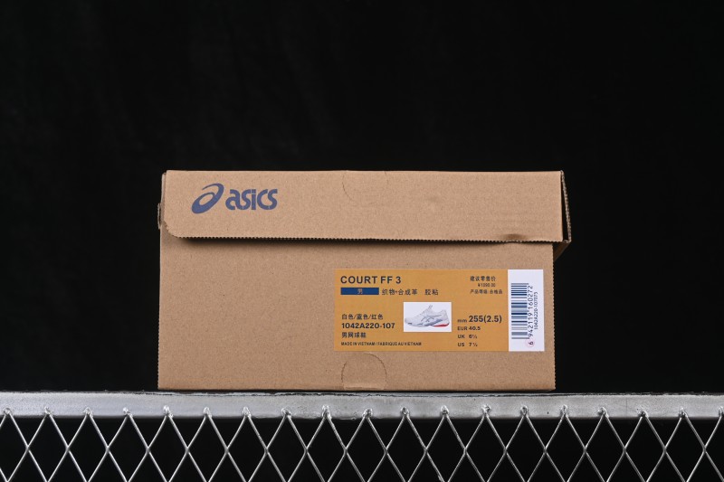Asics Court FF 3 Retro Breathable Cushioned Casual Running Shoes - 1042A220-107