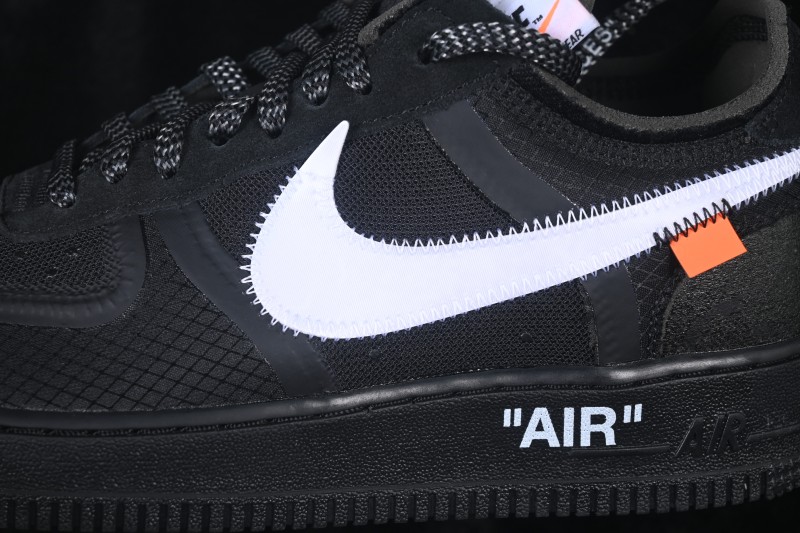 Nike Air Force 1 Low Off-White Black Transparent - AO4606-001