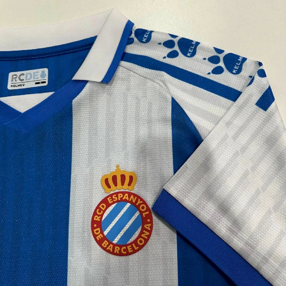 2025/26 Mens RCD Espanyol Home Jersey