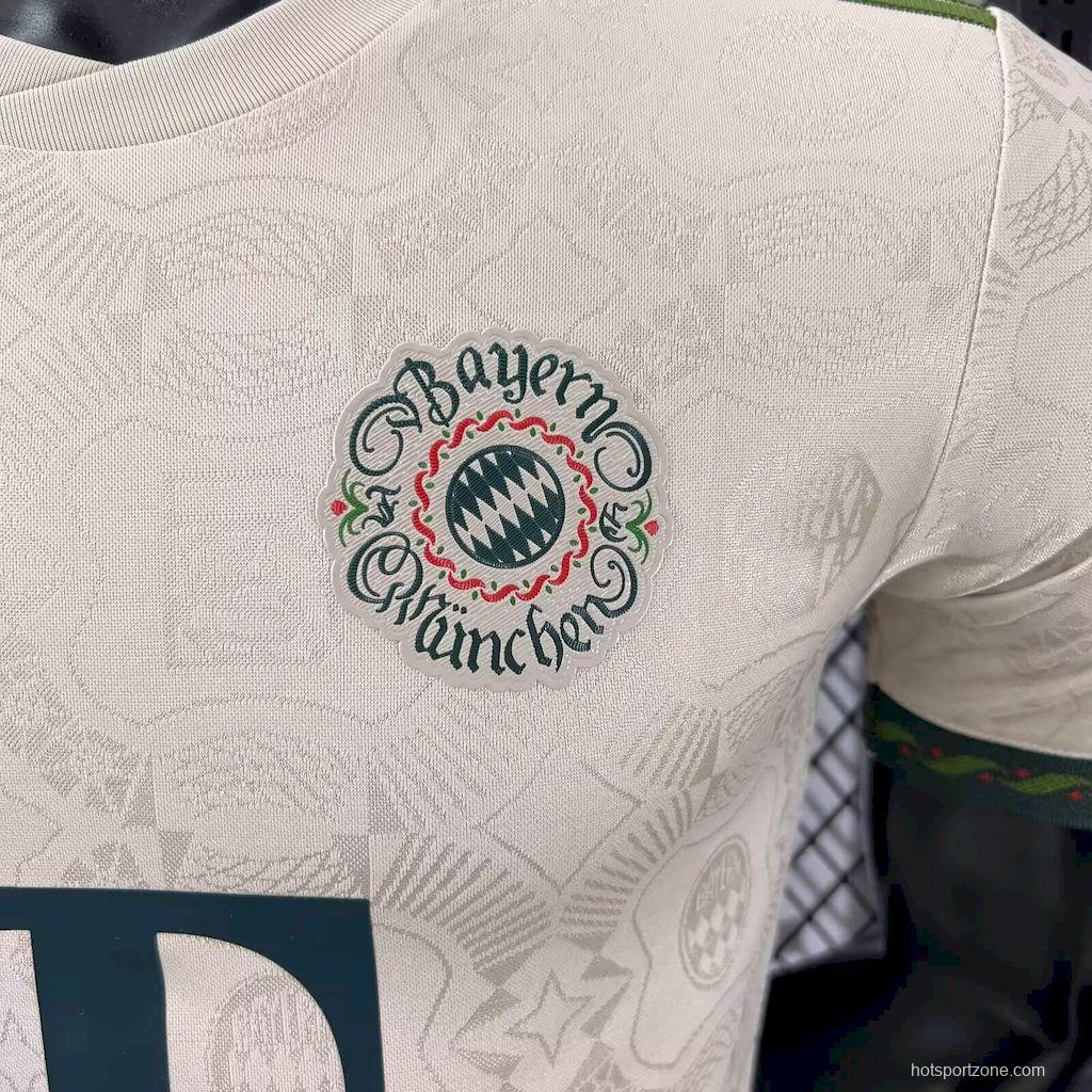 2025/26 Player Version Mens Bayern Munich Oktoberfest Jersey