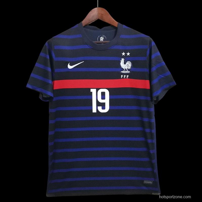 Retro 2020 France Benzema Jersey