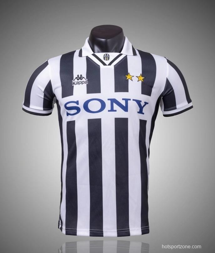 RETRO 95/97 Juventus Home Soccer Jersey