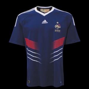 Retro 2010 France Home Soccer Jersey
