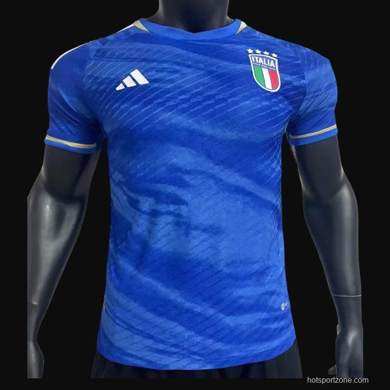 Player Version 2023 Italy Home Jersey