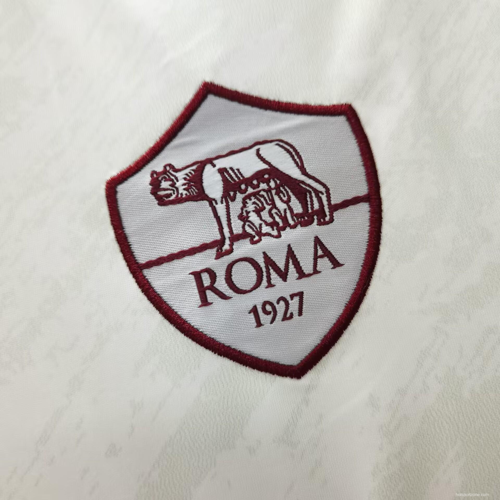 22/23 AS Roma Away White SPQR Jersey