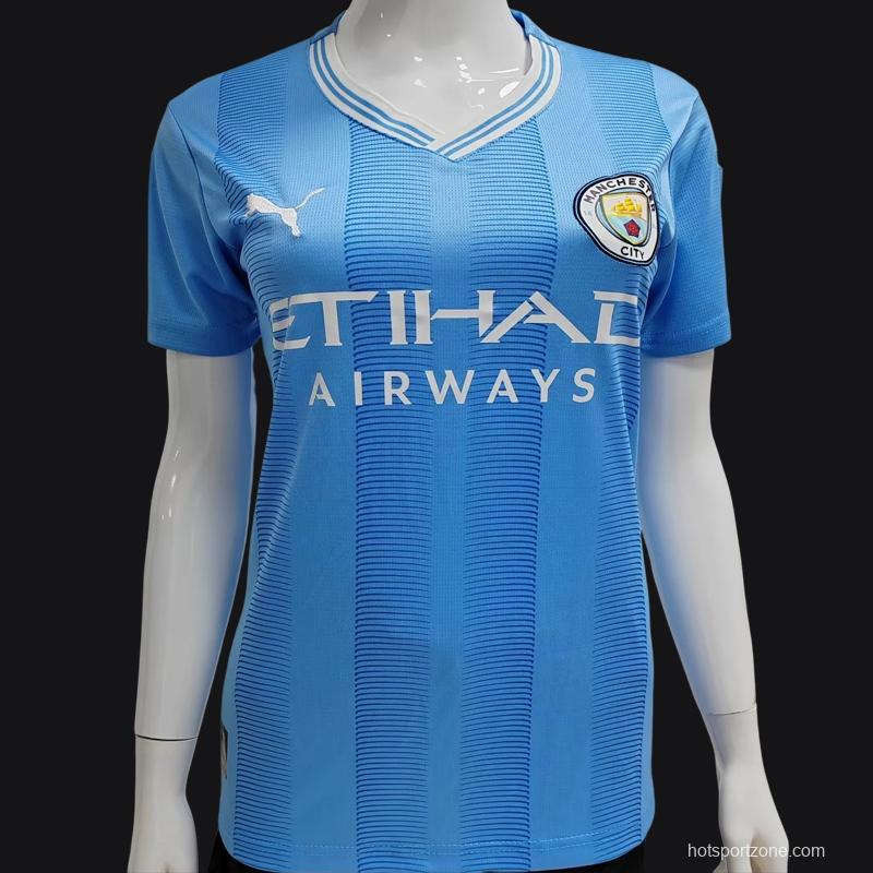 23/24 Women Manchester City Home Jersey