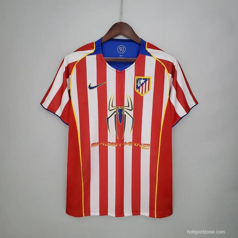 Retro 04/05 ATLETICO MADRID SPIDER MAN Home Jersey