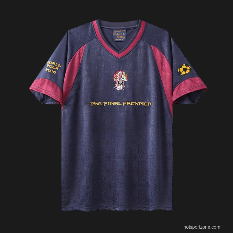 Retro 2010 West Ham United x Iron Maiden Home Jersey