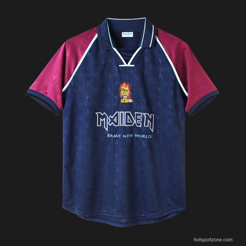 Retro 99/01 West Ham United x Iron Maiden Home Jersey