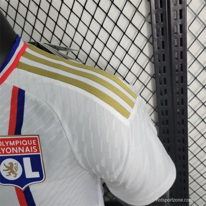 Player Version 23-24 Olympique Lyonnais Lyon Home Jersey