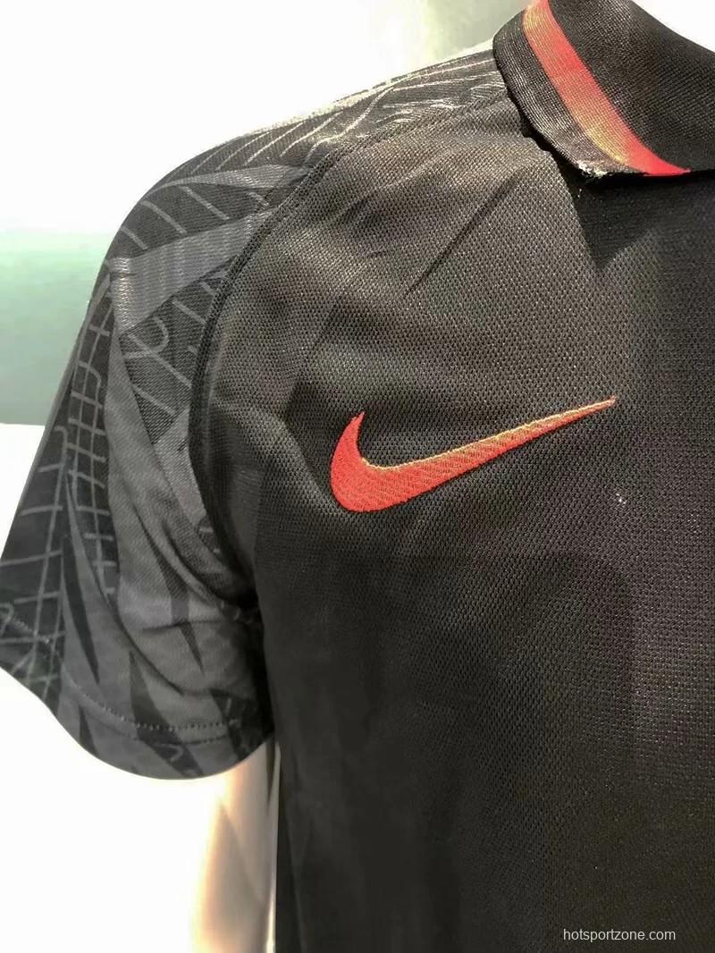 23/24 Liverpool Black POLO Jersey