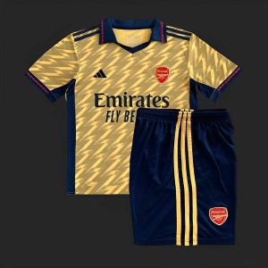 23/24 Kids Arsenal Goalkeeper Golden Jersey