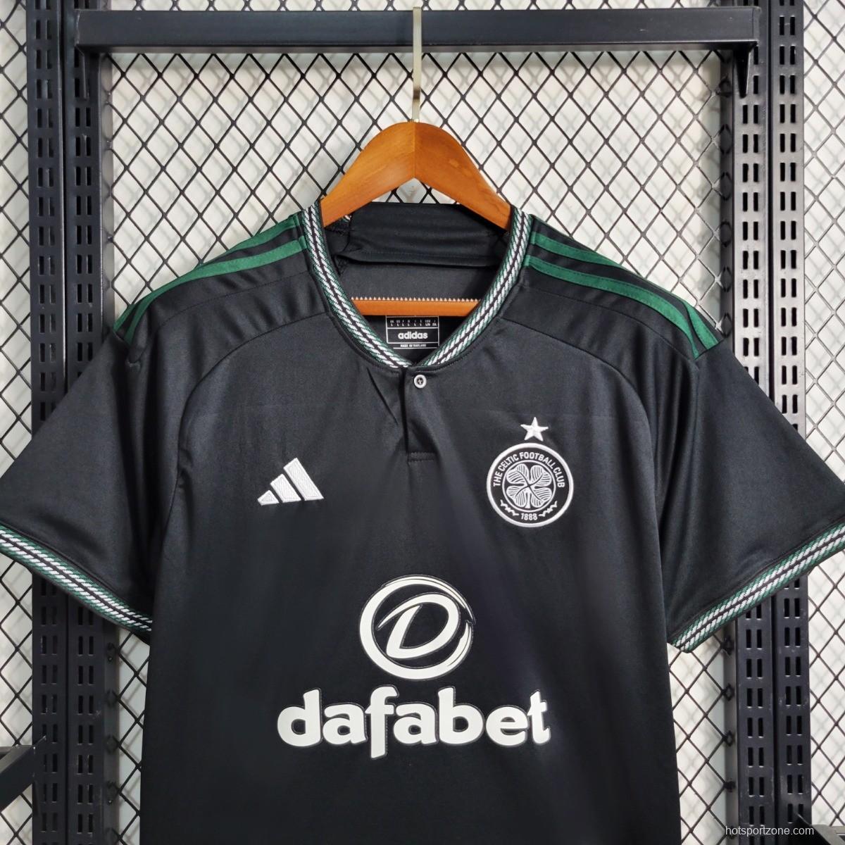 23/24 Celtic Away Black Jersey