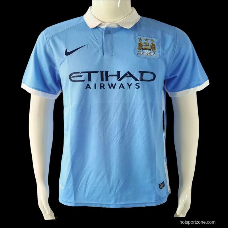 Retro 15/16 Manchester City Home Jersey