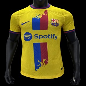 Player Version 23/24 Barcelona Yellow Training Jersey
