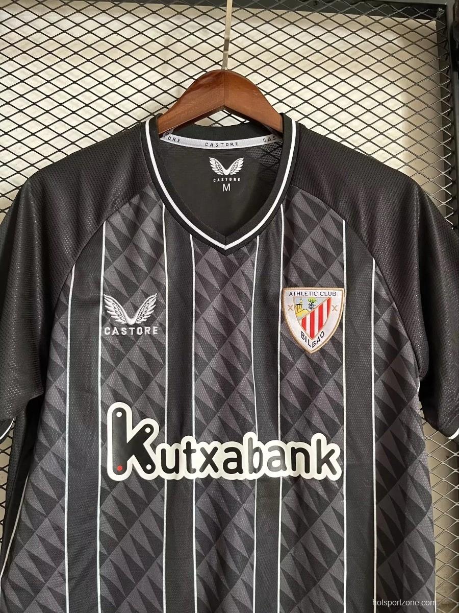 23/24 Athletic Bilbao Goalkeeper Black Jersey