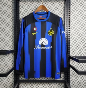 23/24 Inter Milan Home Long Sleeve Jersey