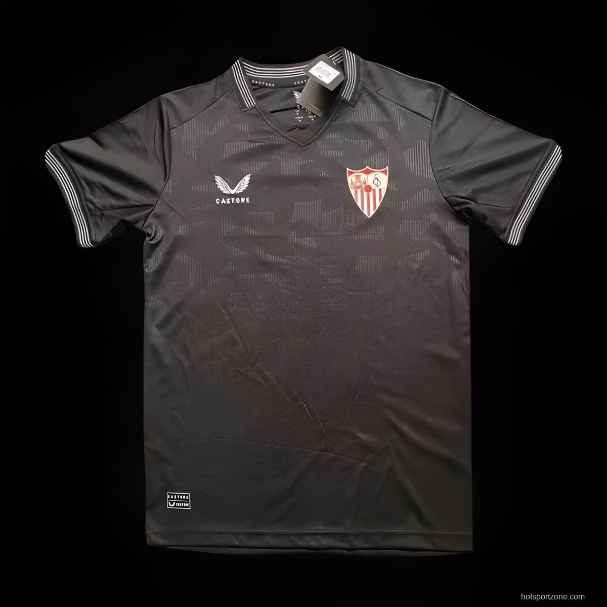 23/24 Sevilla Black Goalkeeper Jersey