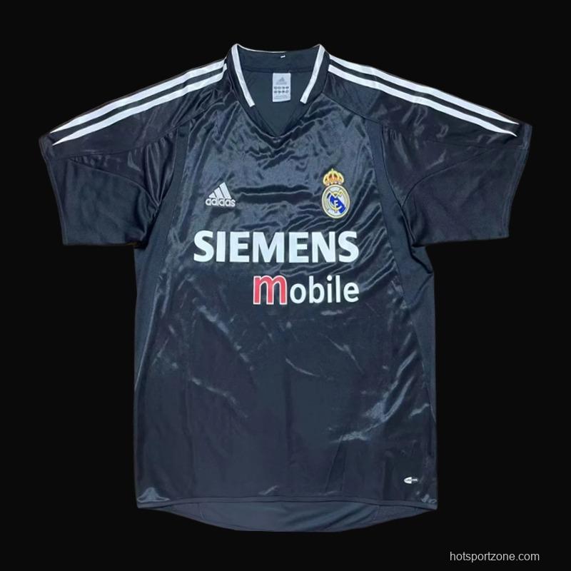 Retro 04/05 Real Madrid Third Black Jersey