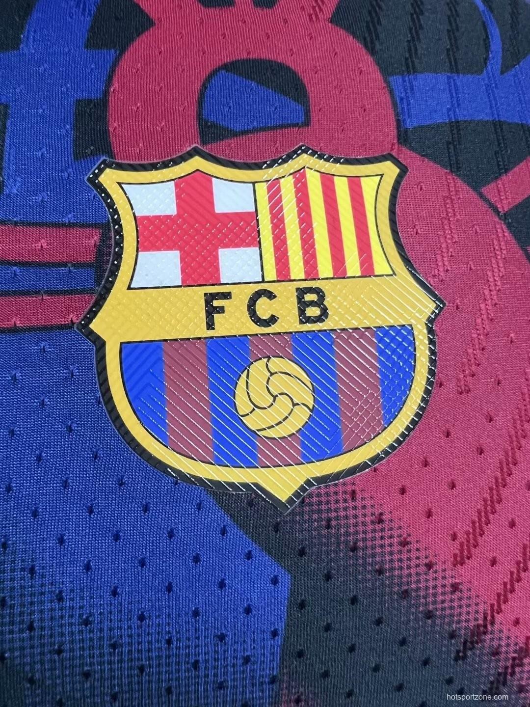 Player Version 23/24 Barcelona Patta Special Edition Pre-Match Jersey