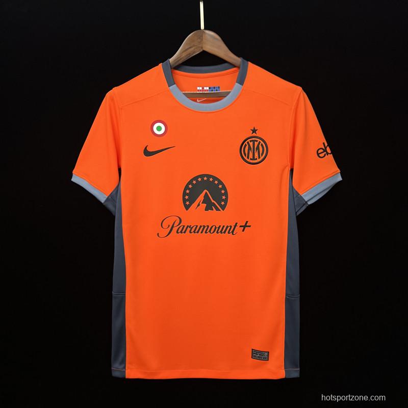 23/24 Inter Milan Third Orange Jersey