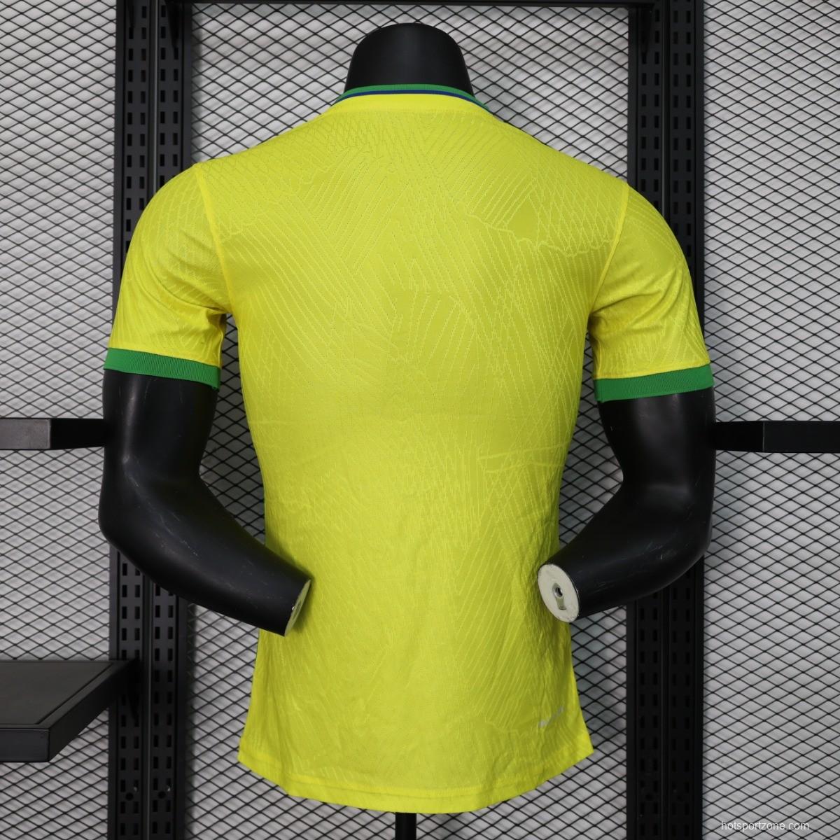 Player Version 2023 Brazil Yellow Special Jersey
