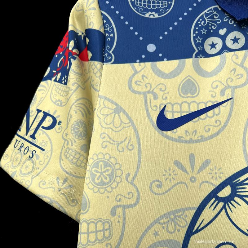 23/24 Club America Yellow Day of the Dead Special Jersey
