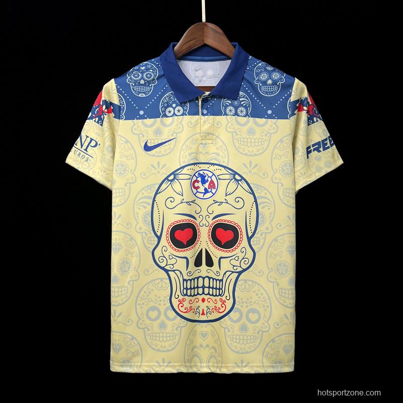 23/24 Club America Yellow Day of the Dead Special Jersey