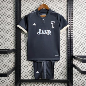 23/24 Kids Juventus Third Black Jersey
