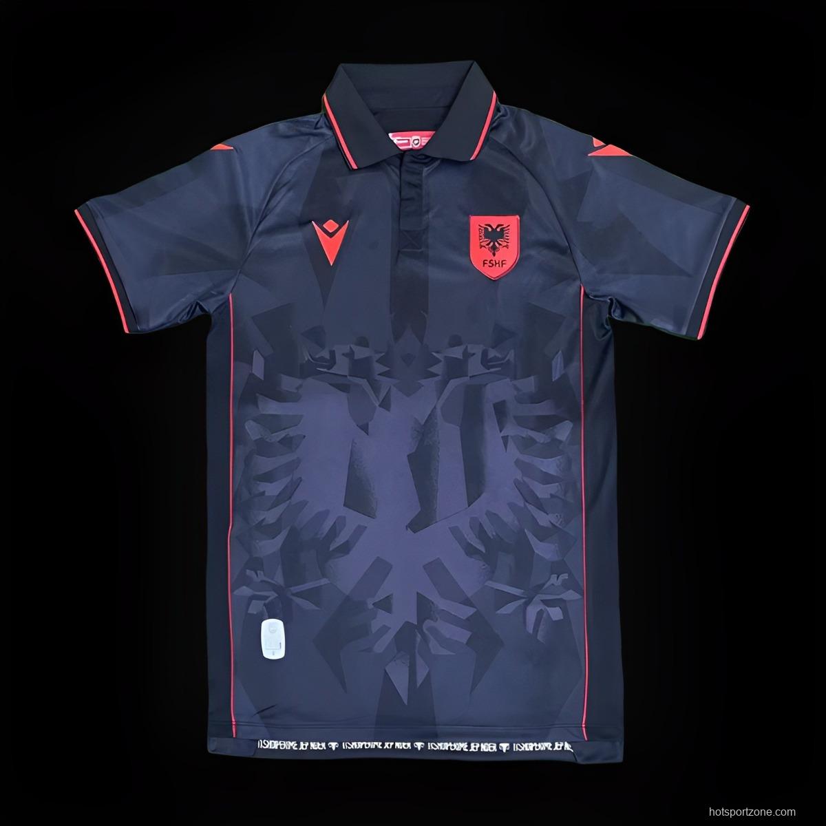 2023 Albania Away Black Jersey