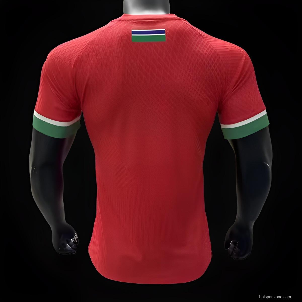 Player Version 2023 Gambia Home Jersey