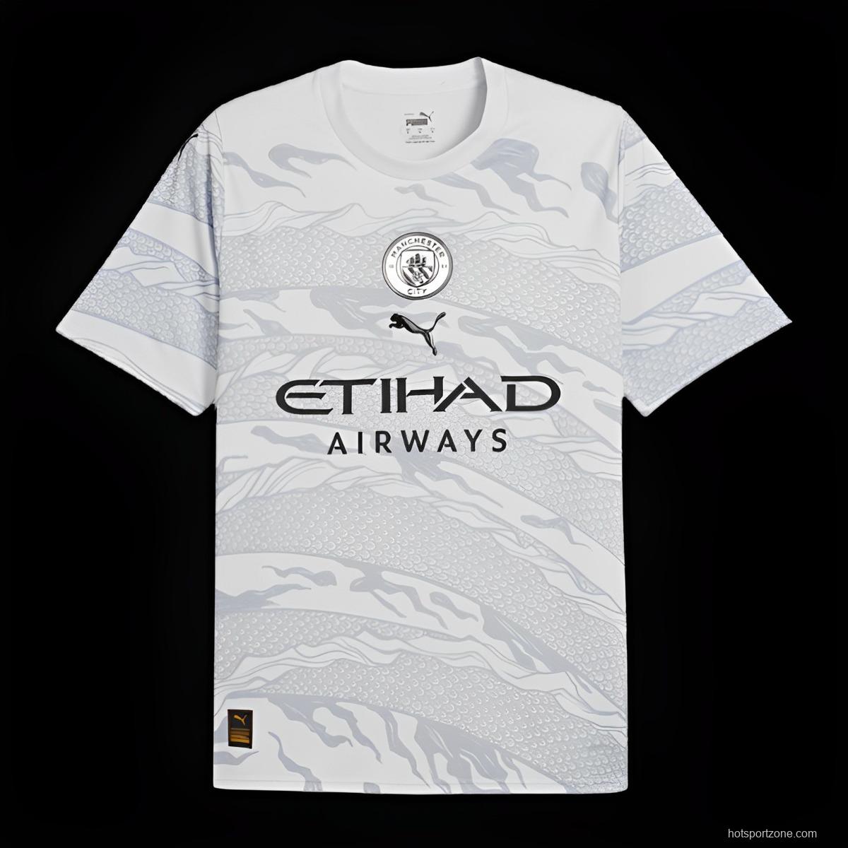 24/25 Manchester City Puma Year of the Dragon White Jersey