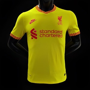 Player Version 21/22 Retro Liverpool Third Yellow Jersey