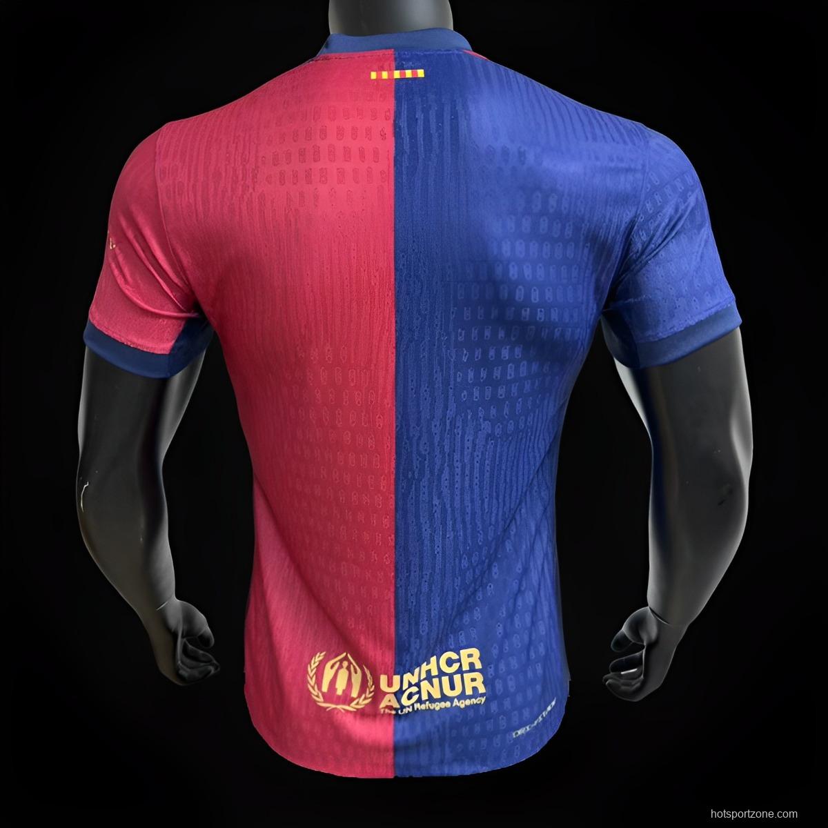 Player Version 24/25 Barcelona Home Jersey