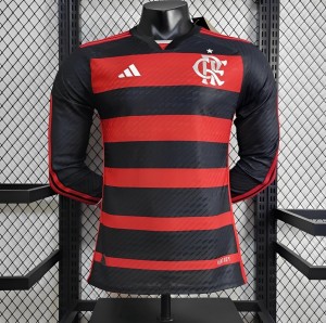 24/25 Player Flamengo Home Long Sleeve Jersey