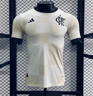 Player Version 24/25 Flamengo Pre-Match White Training Jersey