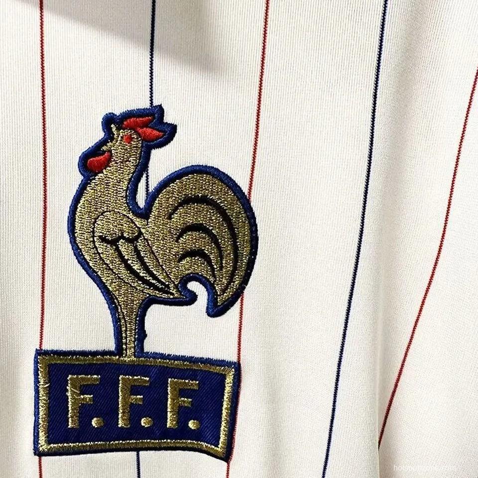 Retro 1982 France Away Long Sleeve Jersey