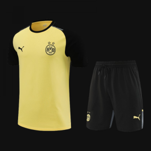 23/24 Borussia Dortmund Cotton Short Sleeve Jersey+Shorts